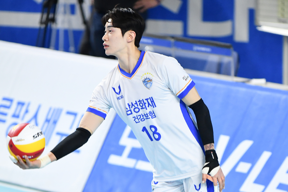 삼성화재 김인혁 [사진=한국배구연맹(KOVO)]