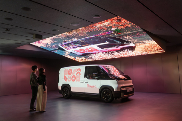 기아 '오토랜드 화성' 고객체험 공간 1층 PBV 스테이지 전경. [사진=기아]