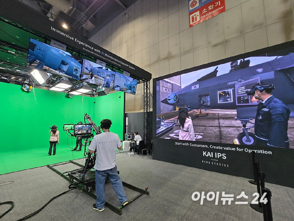 20일 경기 일산 킨텍스에서 열린 '서울 국제 항공우주·방위산업 전시회(ADEX) 2025'. [사진=최란 기자]