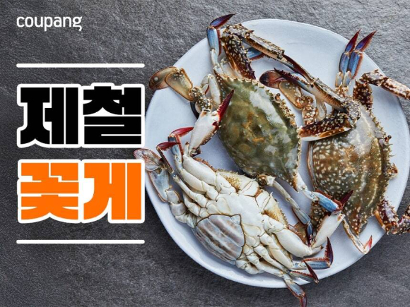 쿠팡 로켓프레시는 내달 1일까지 '가을 꽃게 기획전'을 연다. [사진=쿠팡]