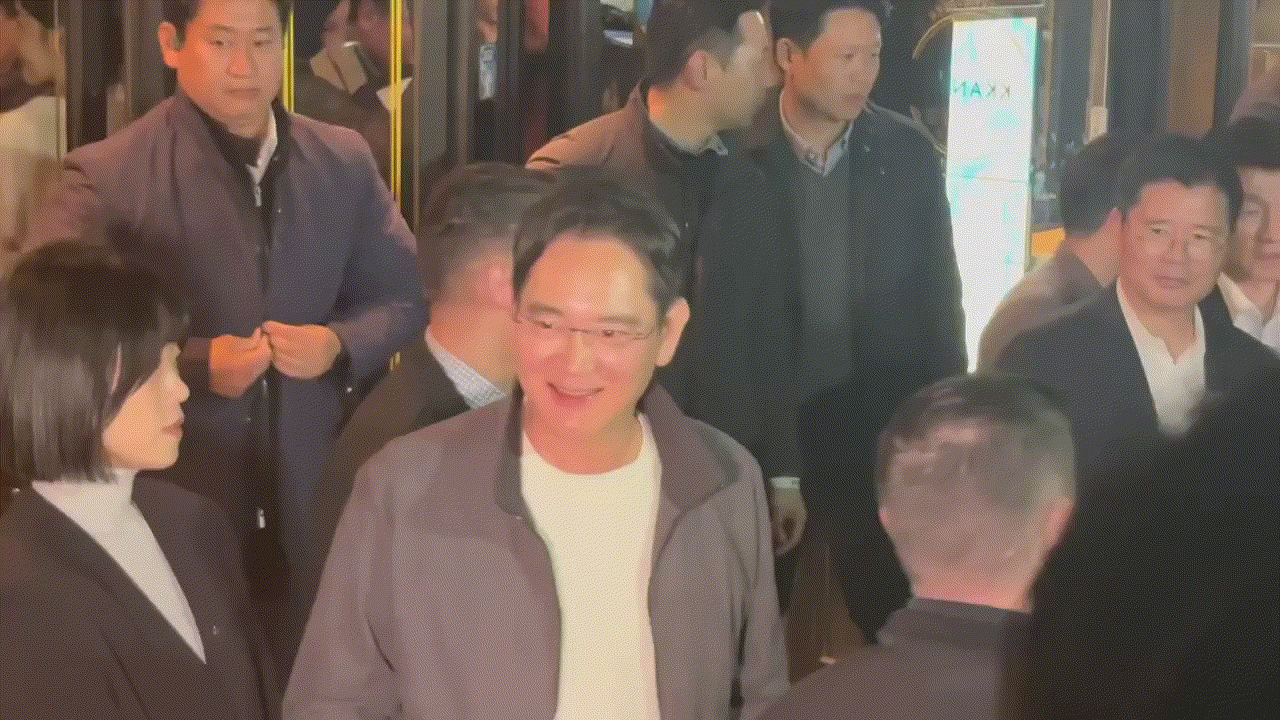 이재용 삼성전자 회장(왼쪽부터), 젠슨 황 엔비디아 최고경영자, 정의선 현대자동차그룹 회장 [사진=권서아 기자]