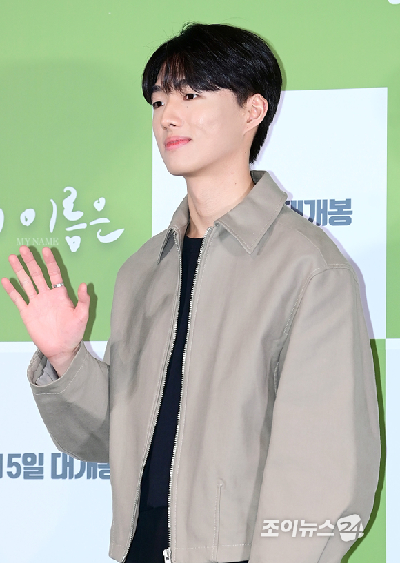 배우 최준우가 2일 오후 서울 용산구 CGV 용산아이파크몰에서 열린 영화 '내 이름은'(감독 정지영) 언론시사회에 참석하고 있다. [사진=정소희 기자]