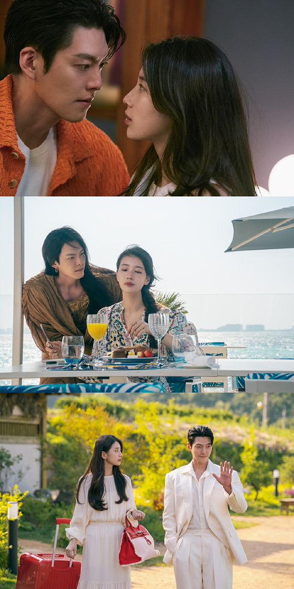 &apos;다 이루어질지니&apos; 김우빈x수지, 보기만 해도 설레는 달콤살벌 로맨스