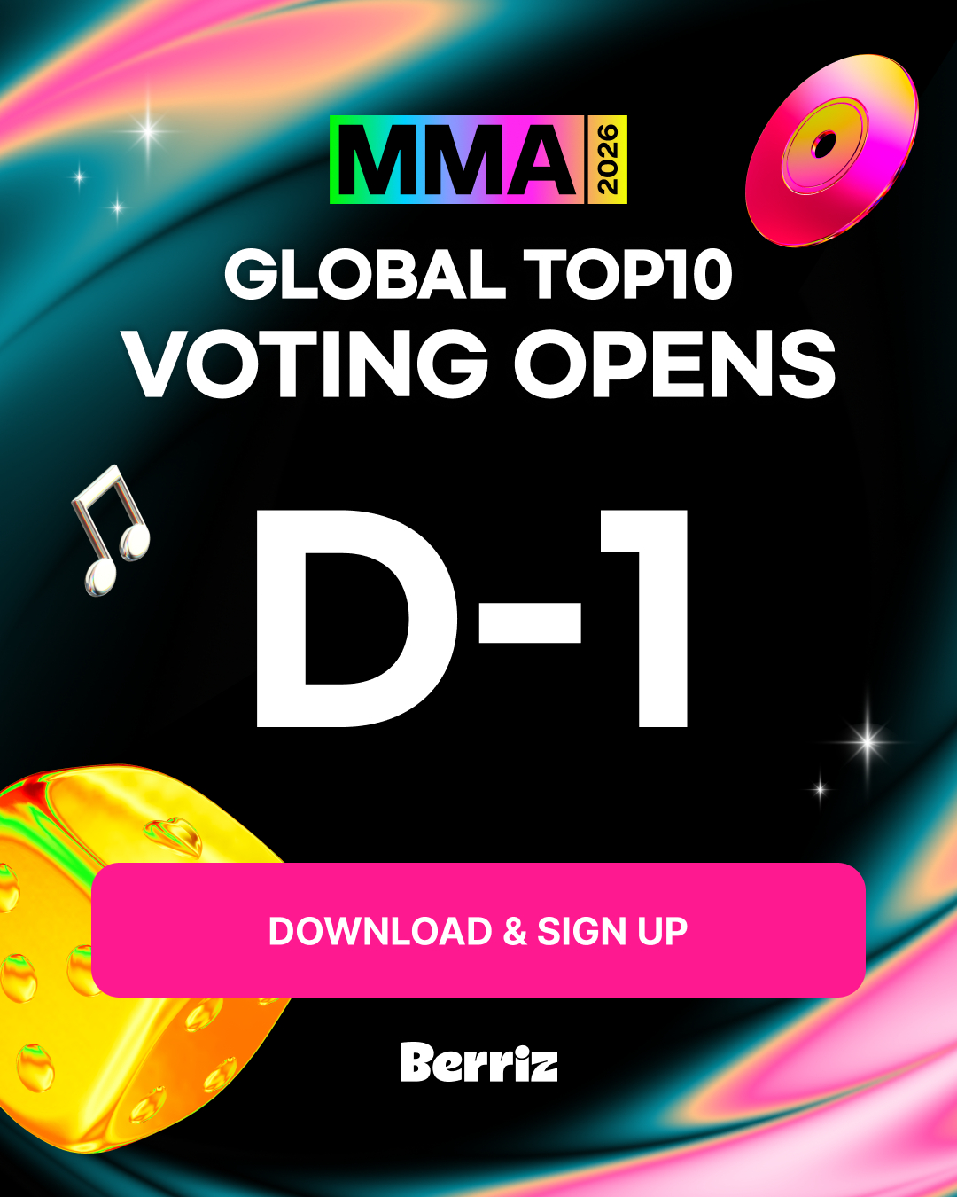 카카오엔터테인먼트, MMA2026 '글로벌 TOP 10' 투표 30일 시작
