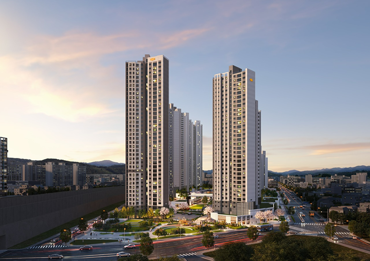 &lsquo;e편한세상 부천 어반스퀘어&rsquo;투시도 [사진=DL이앤씨]