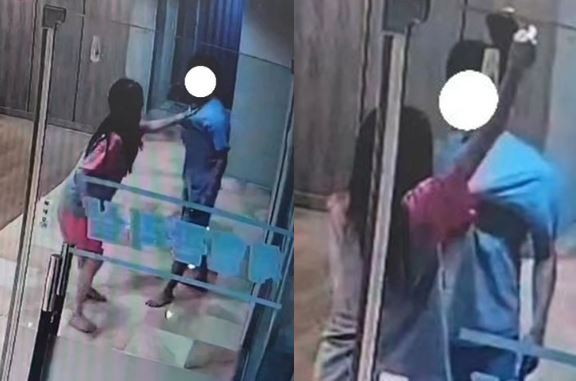 서울의 한 찜질방 화장실에서 불법 촬영을 하던 남성이 피해 여성에게 발각돼 경찰에 붙잡혔다. [사진=B씨 인스타그램 캡처]