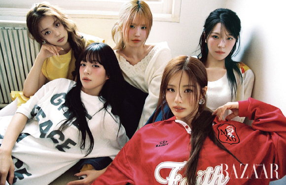 '하퍼스 바자' 프로미스나인 화보 이미지 [사진=하퍼스 바자]