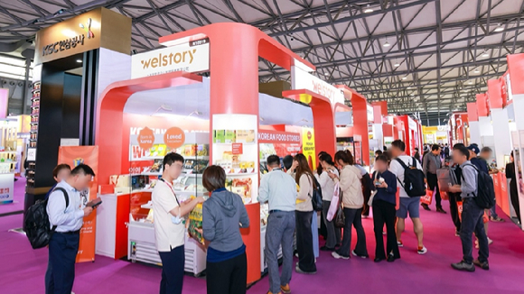 중국 상하이 국제식품박람회(SIAL China) 부스 전경. [사진=삼성웰스토리]