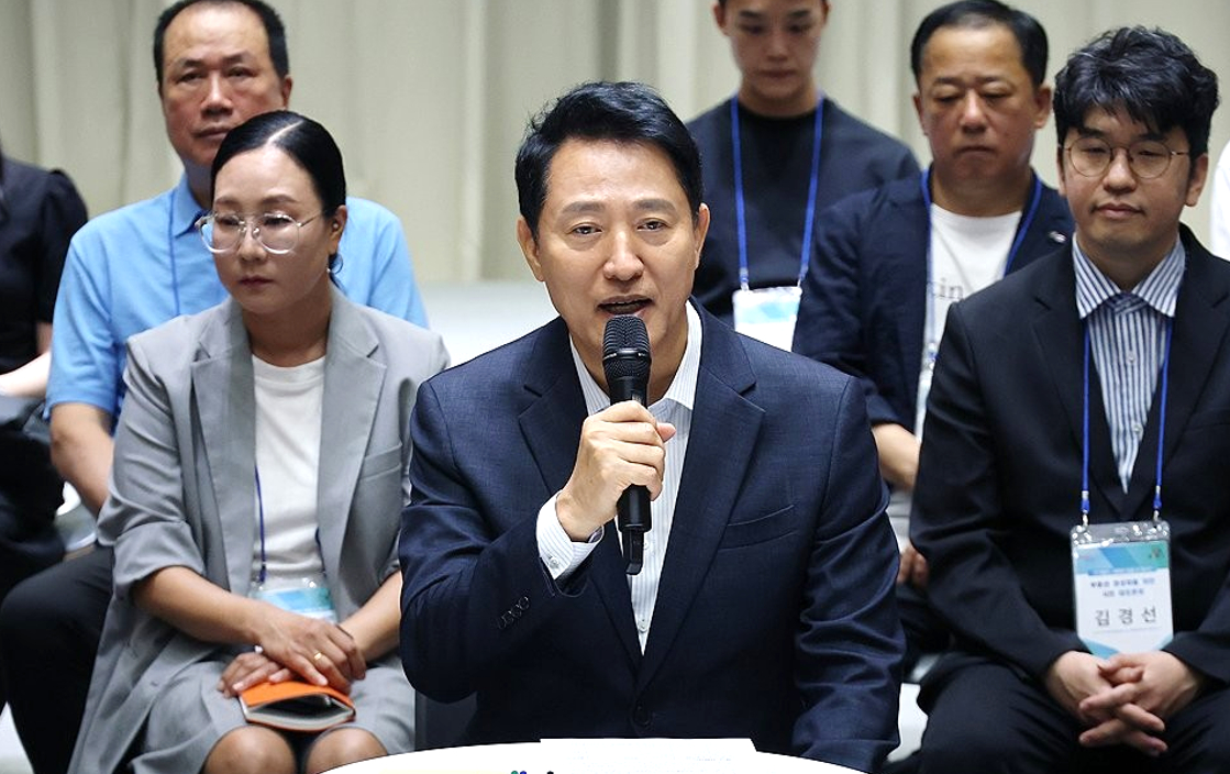 오세훈 서울시장이 지난 6일 서울시청에서 열린 '부동산 정상화를 위한 시민 대토론회'에서 발언하고 있다. 2026.8.6 [사진=연합뉴스]