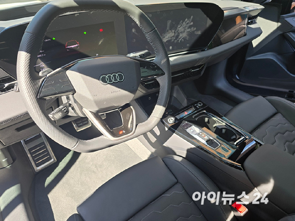 아우디 'A6 e-트론 퍼포먼스 S-라인'. [사진=김종성 기자]