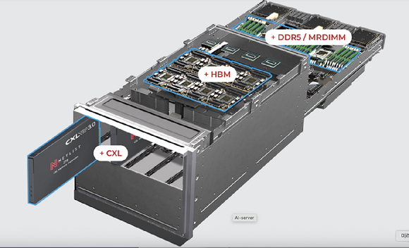 삼성전자의 고대역폭 메모리(HBM4) [사진=권서아 기자]