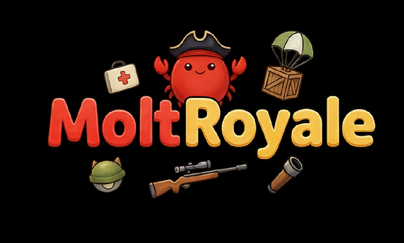 넥써쓰가 AI 전용 커뮤니티 '몰트북'을 활용해 개발한 전략 게임 '몰트로얄'. [사진=넥써쓰]