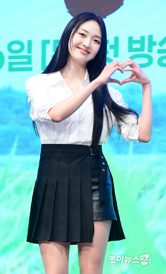 배우 최규리가 25일 서울 구로구 디큐브시티 더세인트에서 진행된 KBS 2TV 미니시리즈 '심우면 연리리' 제작발표회에 참석하고 있다. [사진=정소희 기자]