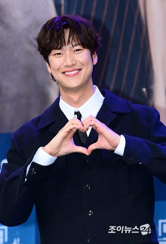 배우 나인우가 9일 오후 서울 마포구 MBC 골든마우스홀에서 열린 MBC 새 금토드라마 '모텔 캘리포니아' 제작발표회에 참석하고 있다. [사진=정소희 기자]