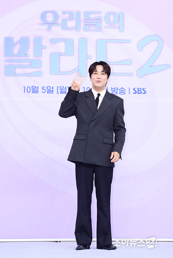 배우 차태현이&nbsp;30일 오전 서울 양천구 목동 SBS 사옥에서 열린&nbsp;SBS 오디션 프로그램 '우리들의 발라드 2' 제작발표회에서 참석 하고 있다. [사진=정소희 기자]