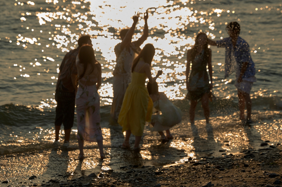 황슬우 장호기 김예슬 김학민 김재원 정종연 이소민 김노은 PD가 2일 열린 '넷플릭스 예능 페스티벌'에서 포즈를 취하고 있다. [사진=넷플릭스 코리아]