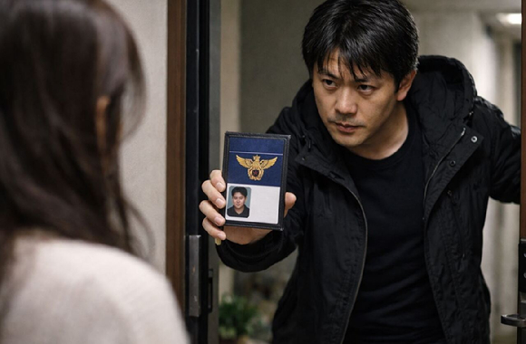 경찰 신분증을 위조한 뒤 혼자 사는 여성 집에 들어가 금품을 빼앗은 30대 남성이 검찰에 송치됐다. 본 기사와 무관한, AI 생성 이미지. [사진=챗 GPT]