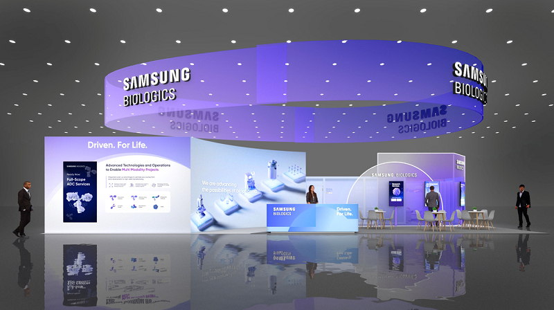삼성바이오로직스의 2025 바이오USA 부스 조감도. [사진=삼성바이오로직스 제공]