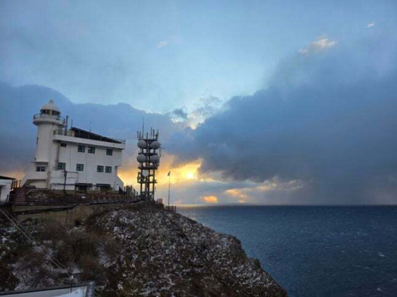 새해 첫 독도 일출 [사진=서경덕 교수 SNS]