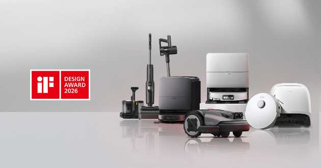 로보락 로봇청소기 'S10 맥스V 울트라', 'S10 맥스V 슬림', 'Q레보 커브 2 플로우' 등이 'iF 디자인 어워드 2026' 제품 디자인 부문에서 6개 본상을 수상했다. [사진=로보락]