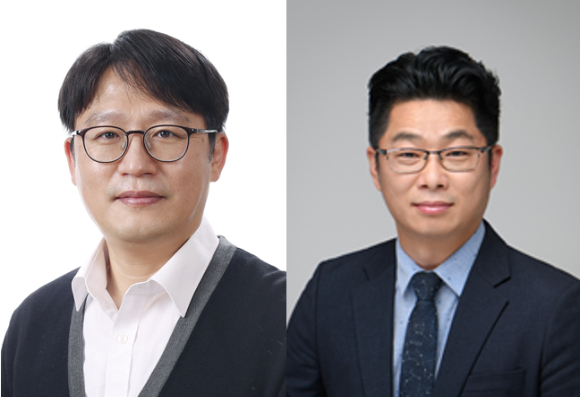 임상언 현대모비스 책임연구원(왼쪽)과 장규범 네오티스 팀장이 2022년 3월의 대한민국 엔지니어상 수상자로 선정됐다. [사진=과기정통부]