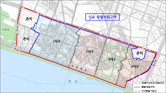 성수전략정비구역 위치도. [사진=서울시]