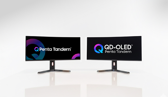 삼성디스플레이 QD-OLED만의 독창적인 5중 적층 구조를 상표화한 프리미엄 기술 브랜드 'QD-OLED Penta Tandem&trade;' [사진=삼성디스플레이]