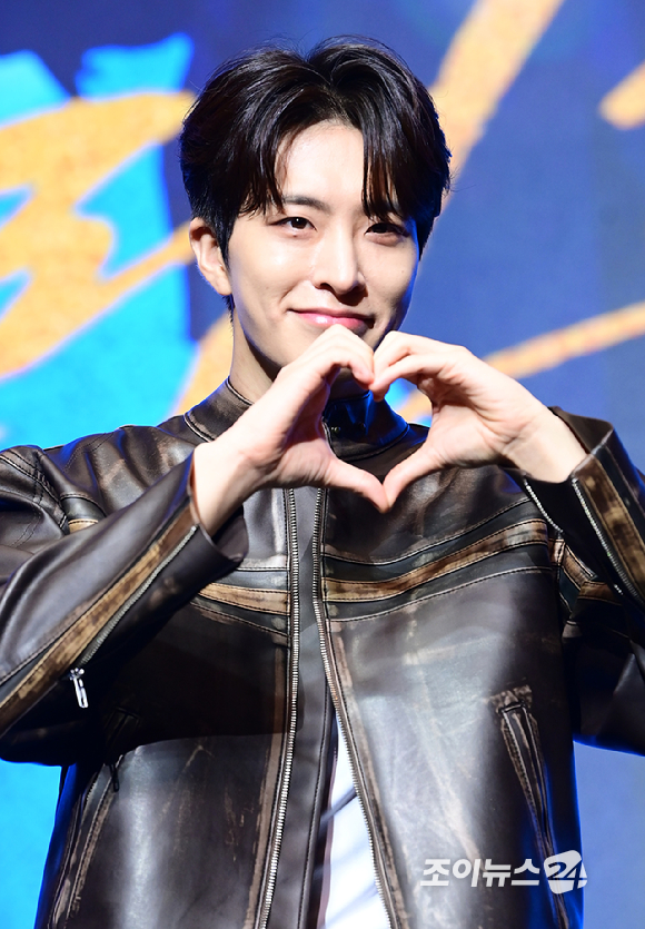 갓세븐 영재가 25일 오후 서울 마포구 홍대 라이즈호텔에서 열린 쇼뮤지컬 Again '드림하이' 제작발표회에 참석하고 있다. [사진=정소희 기자]