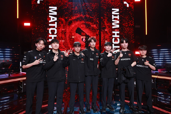 VCT 퍼시픽 리그 팀 '농심 레드포스'. [사진=라이엇게임즈]