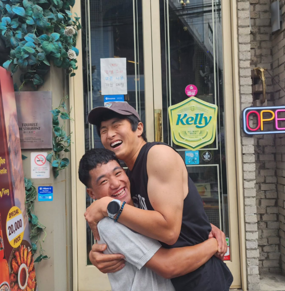 기안84가 타망, 라이를 한국에서 만났다. [사진=기안84 인스타그램]