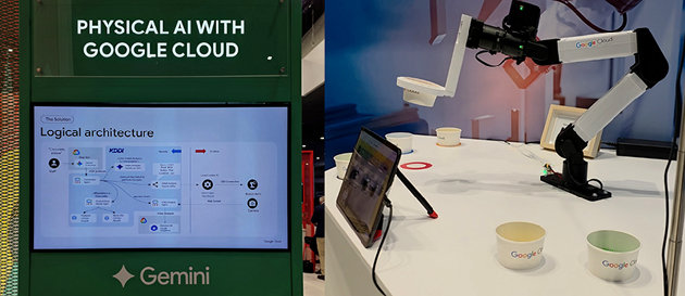 KT의 피지컬 AI 관련 전시. [사진=정구민]