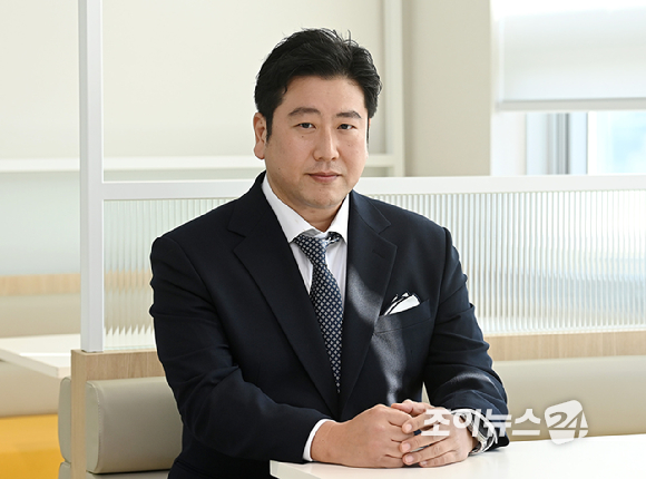 아오키 에이지 스코넥 대표가 6일 서울 영등포 조이뉴스24 사옥에서 인터뷰를 하고 있다. [사진=곽영래 기자]