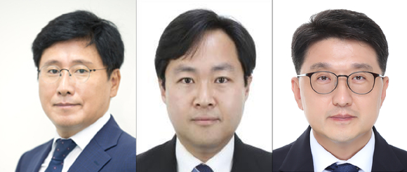 과학기술정보통신부 정택렬 대변인, 강상욱 기획조정실장, 최우혁 네트워크정책실장(왼쪽부터). [사진=과기정통부]