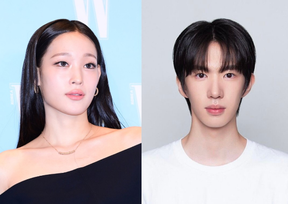 (왼쪽부터) 올데이프로젝트 멤버 애니, 신규 보이그룹 데뷔 예정인 하민기 [사진=정소희 기자, 모덴베리코리아]