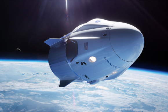 스페이스X가 9월 15일 4명이 탑승한 유인우주선 크루드래곤 캡슐을 팰콘9에 실어 발사한다 [사진=스페이스X]