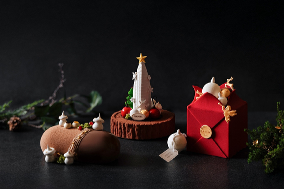 시그니엘 서울 크리스마스 케이크. [사진=롯데호텔앤리조트]