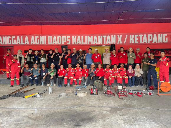 이탄지 산불 대응 교육&middot;훈련 현장 이미지 [사진=산림청]