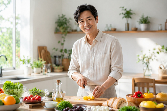 지중해식 건강식단 이미지 [사진=챗GPT AI 생성 이미지]