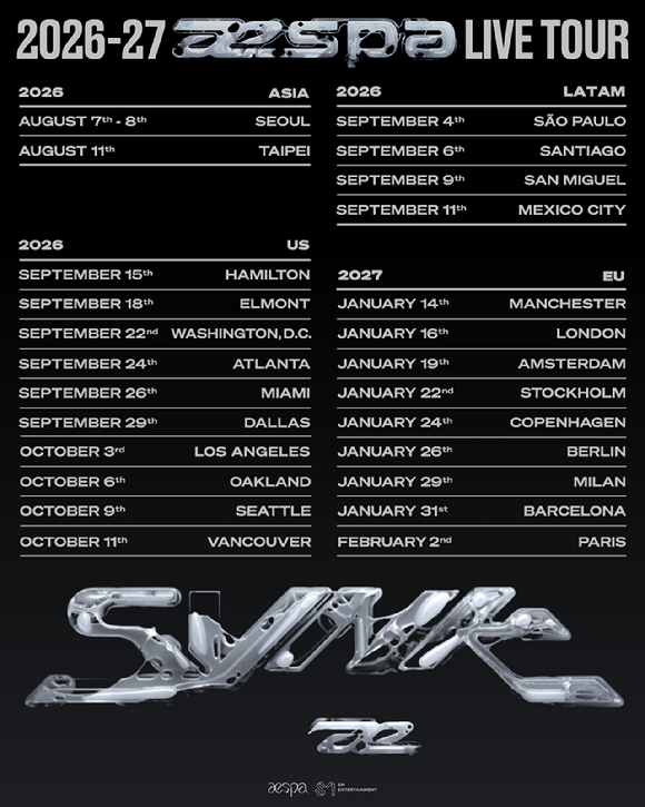 그룹 에스파(aespa)가 19일 오후 서울 성동구 성수동 올리브영N 성수에서 열린 미쟝센 '퍼펙트 세럼 팝업' 팝업 행사 오픈 기념 포토콜 행사에 참석하고 있다. [사진=정소희 기자]