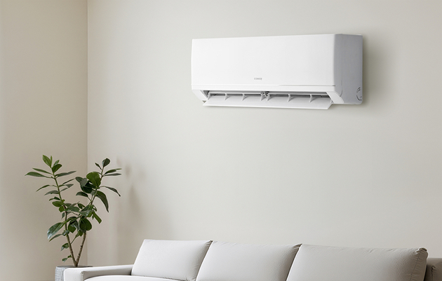 코웨이 벽걸이 에어컨 신제품. [사진=코웨이]