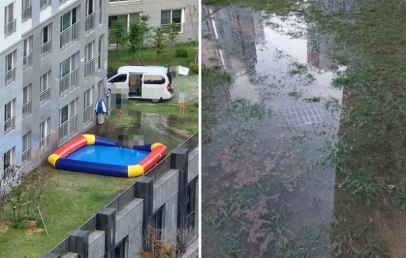 해당 아파트는 규정상 공용공간을 사적으로 사용하는 것을 금지하고 있다. [사진=온라인 커뮤니티]