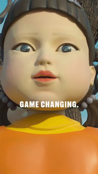 넷플릭스 '오징어게임'이 미국 에미상 14개 부문에서 후보로 선정돼 화제를 모으고 있다. [사진=넷플릭스 '오징어게임' 에미상 노미네이트 소개 영상 캡쳐]