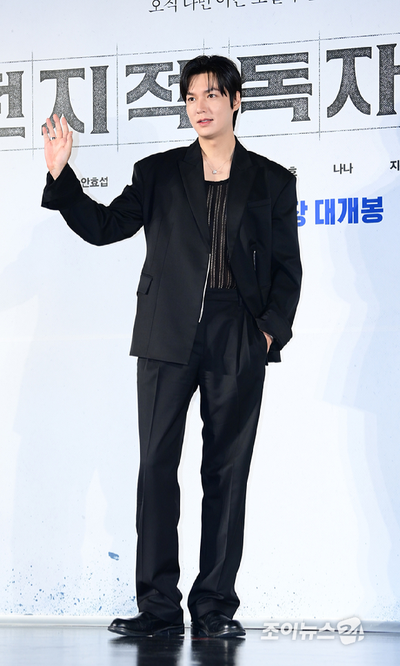 배우 이민호가 17일 오전 서울 광진구 자양동 롯데시네마 건대입구점에서 열린 영화 '전지적 독자 시점'(감독 김병우) 제작보고회에 참석하고 있다. [사진=정소희 기자]