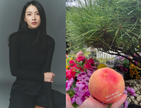 그룹 카라 출신 강지영이 절친이었던 故 설리(본명 최진리)의 묘를 찾았다. [사진=강지영 SNS]