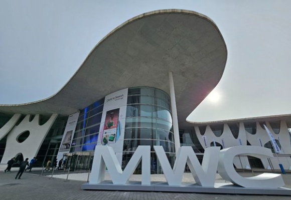 'MWC 2024'가 열린 스페인 바르셀로나 피라 그란비아 전시장 전경. [사진=뉴시스]