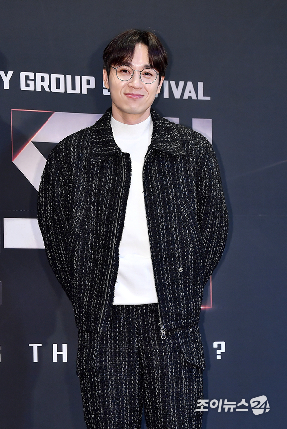 보컬 보이그룹 서바이벌 제작발표회에서 기념촬영을 하고 있다. [사진=곽영래 기자]