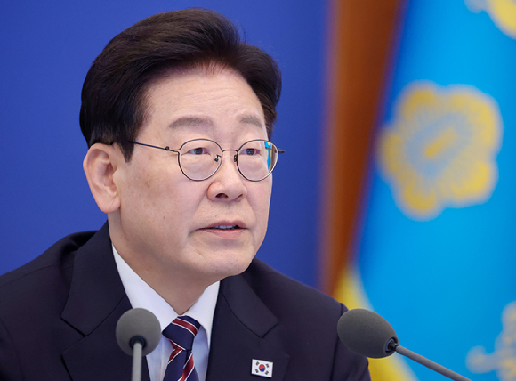 이재명 대통령이 21일 청와대에서 열린 수석보좌관회의에서 발언하고 있다. 2026.9.21 [청와대통신사진기자단] [사진=연합뉴스]
