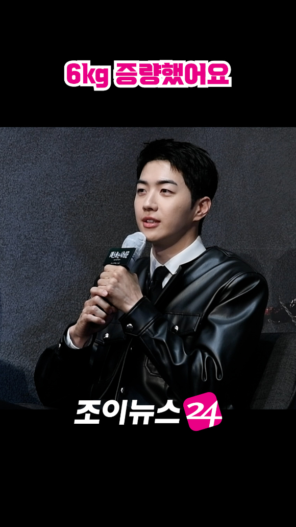 배우 강훈이 지난 12일 오전 서울 구로구 신도림동 라마다서울신도림호텔에서 진행된 LG유플러스 STUDIO X+U 새 미드폼 드라마 '메스를 든 사냥꾼' 제작발표회에 참석해 소감을 말하고 있다. [사진=문수지 기자]