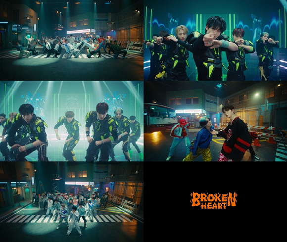앰퍼샌드원 타이틀곡‘Broken Heart’퍼포먼스 버전 뮤직비디오 [사진=FNC엔터테인먼트]