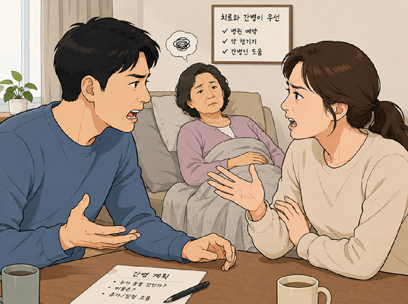 암 투병 중인 시어머니를 간병하는 일을 놓고 남편과 다툰 여성의 사연이 알려졌다. 이미지는 본 기사 내용과 무관. [이미지=조은수 기자]